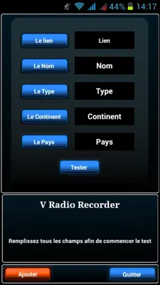 V Radio Recorder Free android App screenshot 0